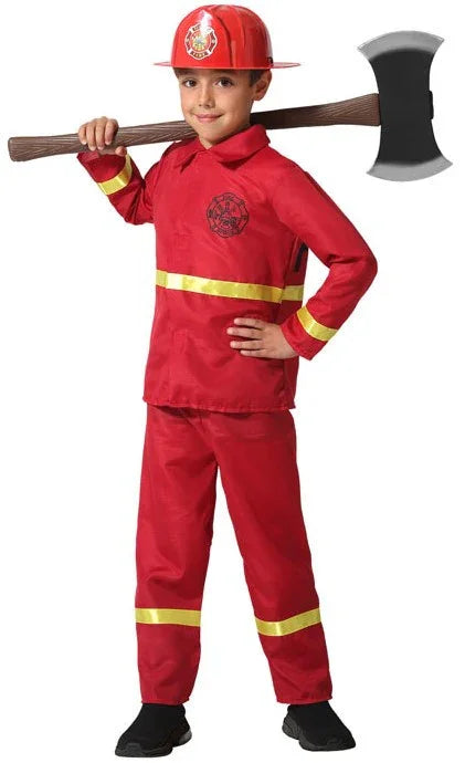 Disfraz de Bombero Rojo para Niño Bomberos Infantiles Atosa